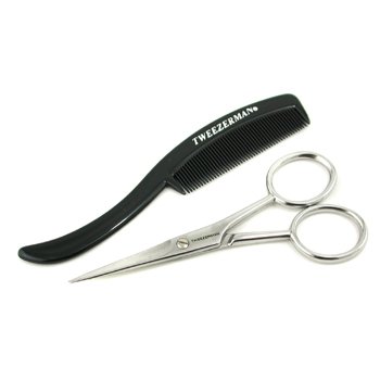 Nůžky a hřeben na vousy Moustache Scissors with Grooming Comb