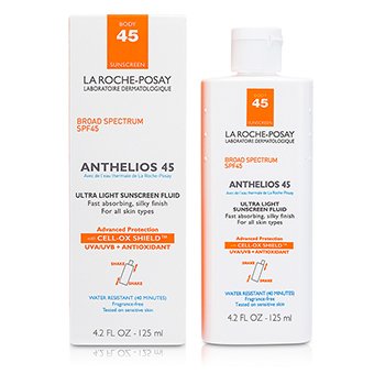 Ochranný tělový fluid proti slunci Anthelios 45 Ultra Light Sunscreen Fluid For Body
