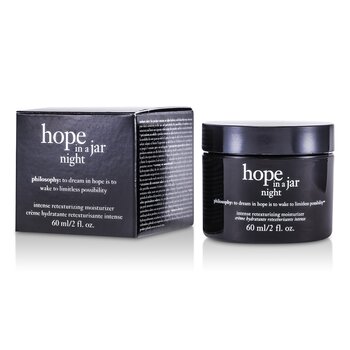 Noční hydratační péče pro transformaci textury Hope In a Jar Night Intense Retexturizing Moisturizer