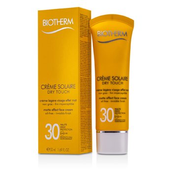 Matující sluneční krém na obličej Creme Solaire SPF 30 Dry Touch UVA/UVB Matte Effect Face Cream