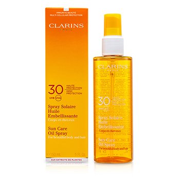 Sluneční olej ve spreji pro ochranu těla a vlasů Sun Care Oil Spray SPF 30 High Protection for Body & Hair