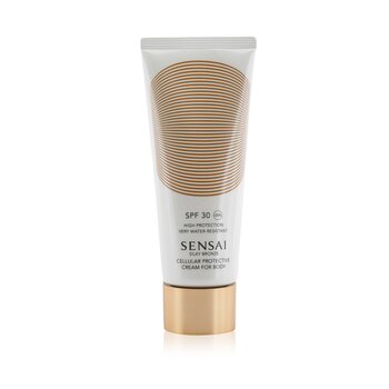 Tělový krém s ochranou proti slunci Sensai Silky Bronze Cellular Protective Cream For Body SPF 30