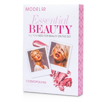 ModelCo Základní sada Essential Beauty - Cosmopolitan (1x pudrová tvářenka Blush Cheek Powder, 1x lesk na rty Shine Ultra Lip Gloss)