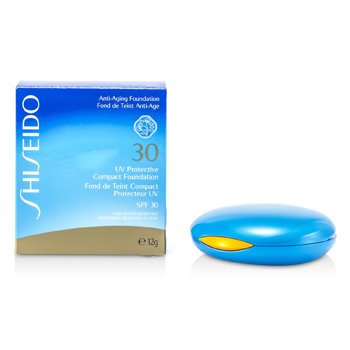 Kompaktní make-up s UV ochranou UV Protective Compact Foundation SPF 30 (pudřenka+náplň)- # SP40 Medium Ochre