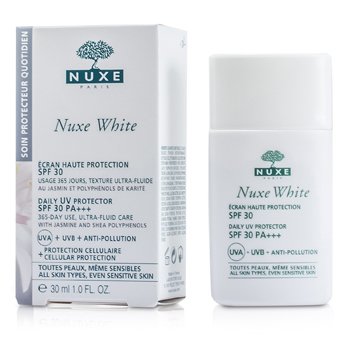 Ochranné mléko proti slunci Nuxe White Daily UV Protector SPF 30 (pro všechny typy pokožky včetně citlivé pokožky)
