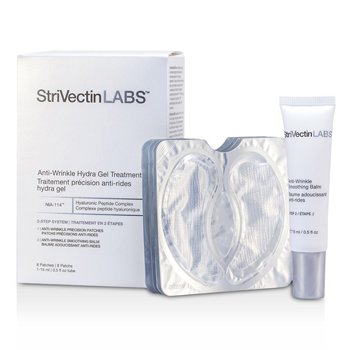 Péče proti vráskám StriVectinLABS Anti-Wrinkle Hydra Gel Treatment: 8x masky proti vráskám Anti-Wrinkle Precision Patches + vyhlazující balzám proti vráskám Anti-Wrinkle Smoothing Balm 15ml