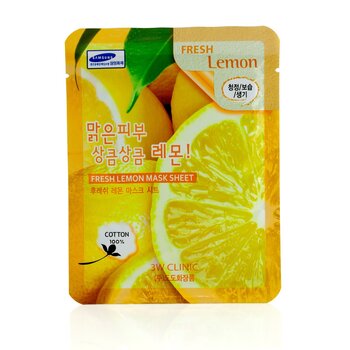 3W Clinic Plátková maska s osvěžujícím citronem Mask Sheet - Fresh Lemon