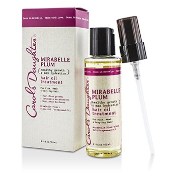 Vlasový olej pro zdraví a hydrataci Mirabelle Plum Advanced Hair Health & Hydration Dual Oil Treatment (jemné, slabé a velmi suché vlasy)