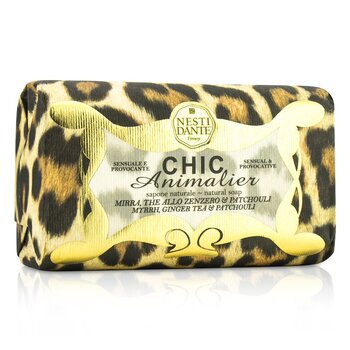 Přírodní mýdlo Chic Animalier Natural Soap - myrha, zázvorový čaj a pačuli