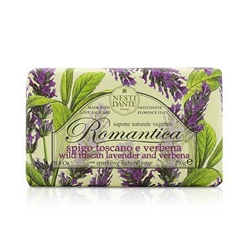 Přírodní mýdlo s romantickou vůní Romantica Sparkling Natural Soap - divoká toskánská levandule a verbena
