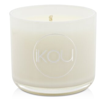 iKOU Eco-Luxury Aromacology svíčka s přírodním voskem ve skle - Happiness (Coconut & Lime)