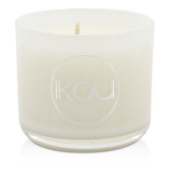 iKOU Eco-Luxury Aromacology svíčka s přírodním voskem ve skle - Peace (Rose & Ylang Ylang)