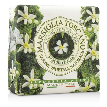 Nesti Dante Marsiglia Toscano Triple Milled Vegetal mýdlo - Muschio Bianco