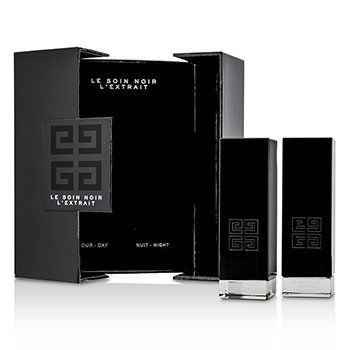 Le Soin Noir L'Extrait: L'Extrait Day Serum 15ml/0.5oz + L'Extrait Night Serum 15ml/0.5oz