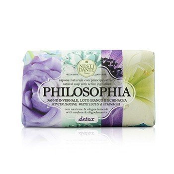 Přírodní mýdlo Philosophia - Detox - Zimní daphne, bílý lotos a echinacea s azulenem a oligoelementy