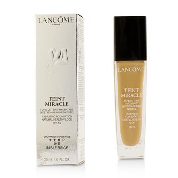 Lancome Teint Miracle Hydrating Foundation Natural Healthy Look SPF 15 - # 045 Sable Beige