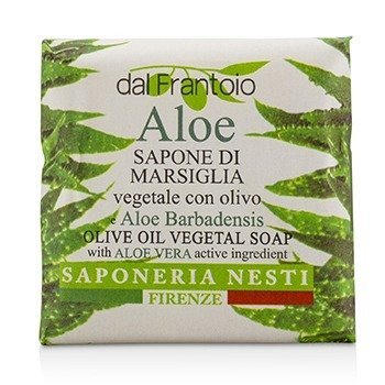 Rostlinné mýdlo s olivovým olejem Dal Frantoio - Aloe Vera