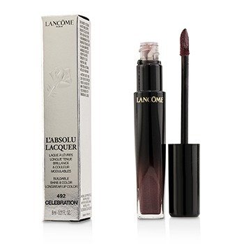 L'Absolu Lacquer Buildable Shine & Color Longwear Lip Color - # 492 Celebration