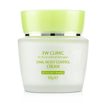 3W Clinic Snail Moist Control Cream (intenzivní proti vráskám) – pro suché až normální typy pleti