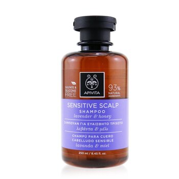 Šampon pro citlivou vlasovou pokožku, levandule a med Shampoo with Lavender & Honey (For Sensitive Scalp)