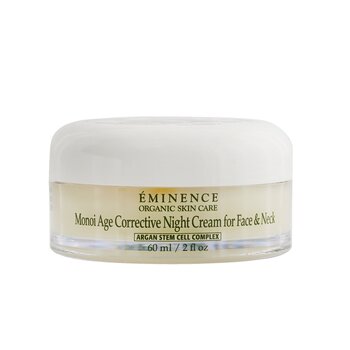 Noční korekční krém na obličej a krk Monoi Age Corrective Night Cream for Face & Neck (normální až suchá pleť, obzvláště vhodný pro zralou pleť)