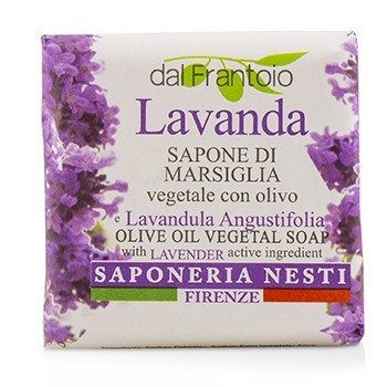Rostlinné mýdlo s olivovým olejem Dal Frantoio - levandule