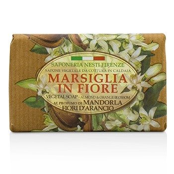 Rostlinné mýdlo Marsiglia In Fiore - mandle a pomerančový květ