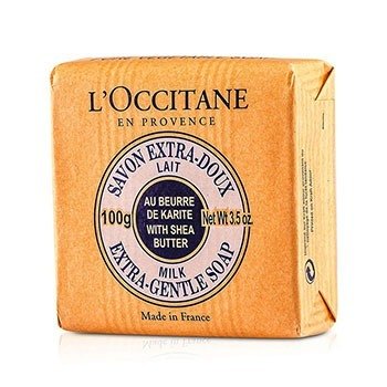 LOccitane Bambucké mýdlo s mlékem Shea Butter Extra Gentle Soap - Milk