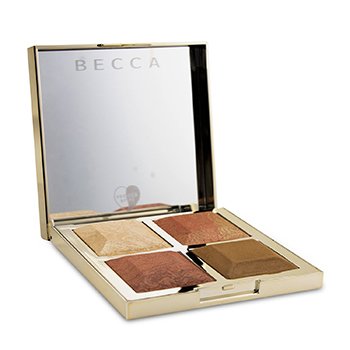 BECCA x Khloe Kardashian & Malika Haqq BFFs Bronze, Blush & Glow Palette - By Khole (1x Bronzer,1x Highlighter,2x Blush)