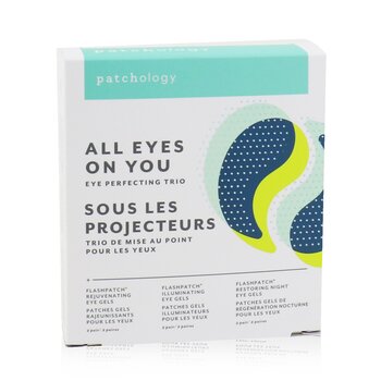 Patchology FlashPatch Eye Gels – All Eyes On You Eye Perfecting Trio Kit: omlazující, rozjasňující, obnovující