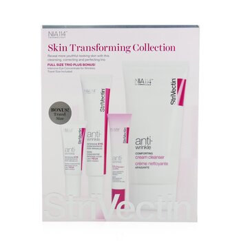 Klein Becker (StriVectin) Skin Transforming Collection (Full Size Trio): Cleanser 150 ml + Oční koncentrát (30 ml+7 ml) + Eyes Primer 10 ml