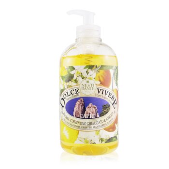 Nesti Dante Dolce Vivere Veganské tekuté mýdlo - Capri - květ pomerančovníku, matná mandarinka a bazalka