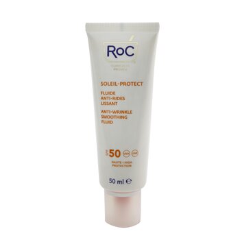 ROC Soleil-Protect vyhlazující fluid proti vráskám SPF 50 UVA & UVB (viditelně redukuje vrásky)