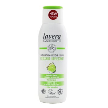 Lavera Tělové mléko (osvěžující) – s limetkou a organickým mandlovým olejem – pro normální pleť