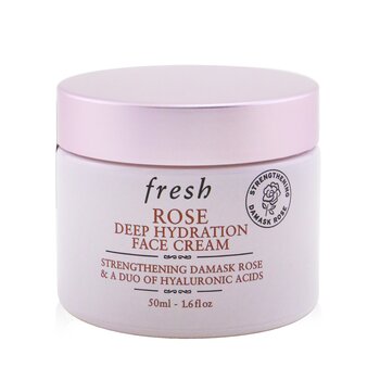 Fresh Rose Deep Hydration Face Cream - Normal to Dry Skin Types (Box Slightly Damaged)
