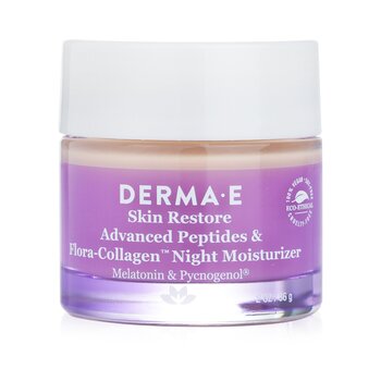 Derma E Skin Restore Advanced Peptides & Flora Collagen Noční hydratační krém