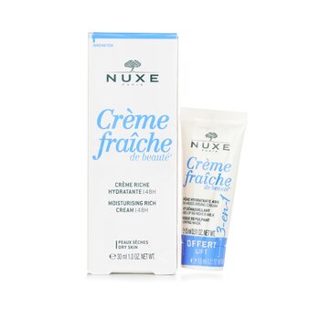 Nuxe Creme Fraiche De Beaute 48HR hydratační bohatá krémová dárková sada (pro suchou až velmi citlivou pleť)