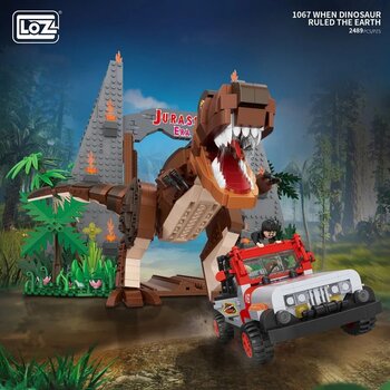 LOZ Mini Blocks - When Dinosaurs Ruled The Earth Building Bricks Set