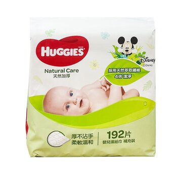 Huggies - Natural Care Baby Wipes 192pcs