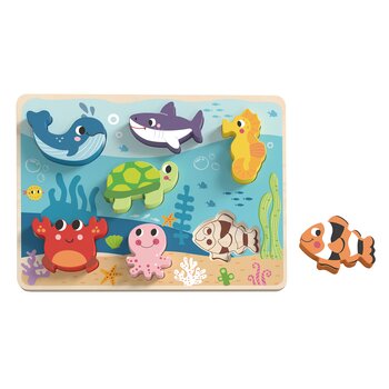 Tooky Toy Co Chunky Puzzle - Marine