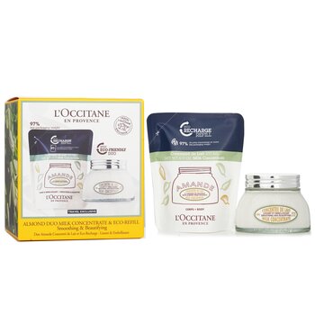 LOccitane Almond Duo Milk Concentrate & Eco-Refill Collection