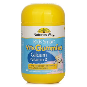 CESTA PŘÍRODY Natures Way - Natures Way Kids Smart Vita Gummies Calcium 60 Pastilles -[Parallel Import Product]