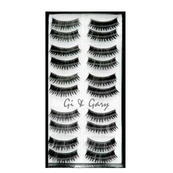 Gi a Gary Professional Eyelashes(10 pairs) - Retro-Glam- # L3 Black