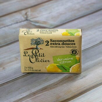 Verbena Lemon Extra Mild Soap Bars - 2 x 100g