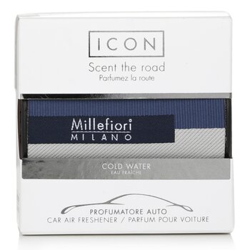 Icon Textile Geometric Car Air Freshener - Cold Water