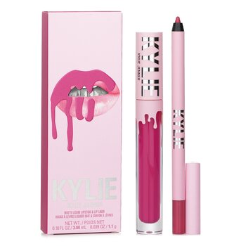 Kylie od Kylie Jenner Matte Lip Kit: Matte Liquid Lipstick 3ml + Lip Liner 1.1g - # 102 Extraordinary