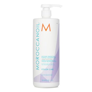 Maroccanoil Blonde Perfecting Purple Conditioner (For Blonde, Lightened Or Grey Hair)