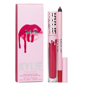Kylie od Kylie Jenner Matte Lip Kit: Matte Liquid Lipstick 3ml + Lip Liner 1.1g - # 503 Bad Lil Thing