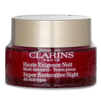 Clarins Noční krém pro regeneraci stařeckých skvrn Super Restorative Night Age Spot Correcting Replenishing Cream(Box Slightly Damaged)