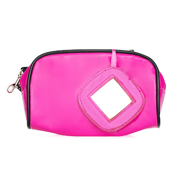 TAŠKA Pink Cosmetic Bag with Mirror #B